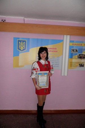 Лебедь Анна зайняла ІІ місце у другому етапі Всеукраїнського конкурсу фахової майстерності з професії Кравець